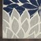 Homeroots 5 x 8 ft. Ivory & Navy Indoor & Outdoor Area Rug 384833 - alternate 5